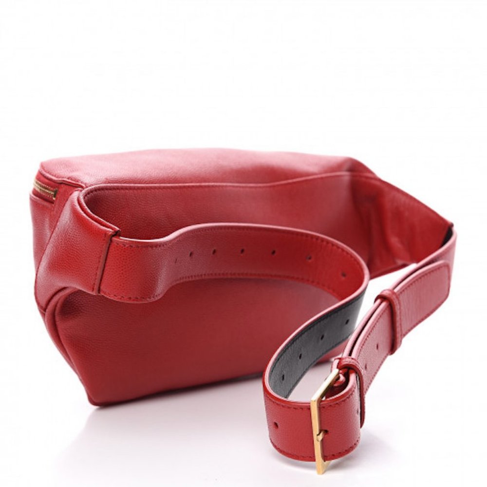 ❌SOLD❌Saint Laurent Leather Monogram Belt Bag - Picture 2 of 9